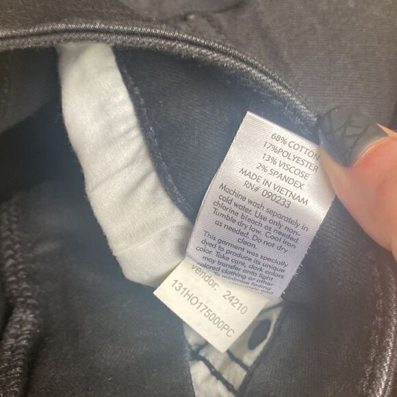 EUC PacSun stacked skinny black jean size 29/32 5 pocket - Picture 5 of 5